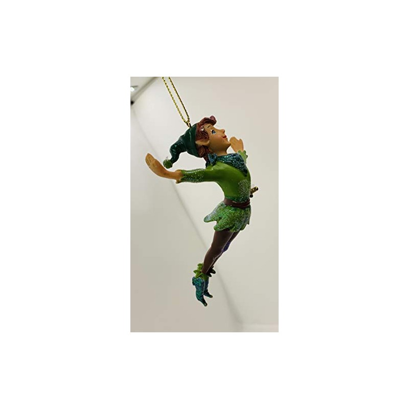 Gisela Graham Resin Peter Pan Flying Figurine 11 Centimeter Festive