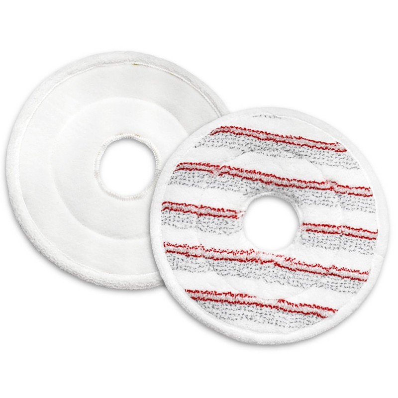 2 Pieces Microfiber Floor Mop Washable and Reusable Mop Head