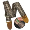 VANSUN VANSUN Classic Diamond Pattern Guitar Strap with Pick Pocket,