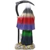 Santa Muerte 13" Con Bola De Cristal 7 Colores Holy