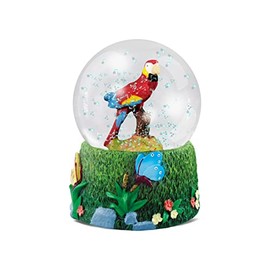 Water Globe - Parrot from Deluxebase. Parrot Snow Globe with Resin Figurine and Moulded Base. Great home decor, ornaments and gifts.