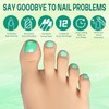 240PCS Polygel Nail Forms for Toes, Reusable Dual Forms for