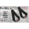 Shihan POWER SPORTS Single Loop,Weight Lifting Straps Weight Gym Straps