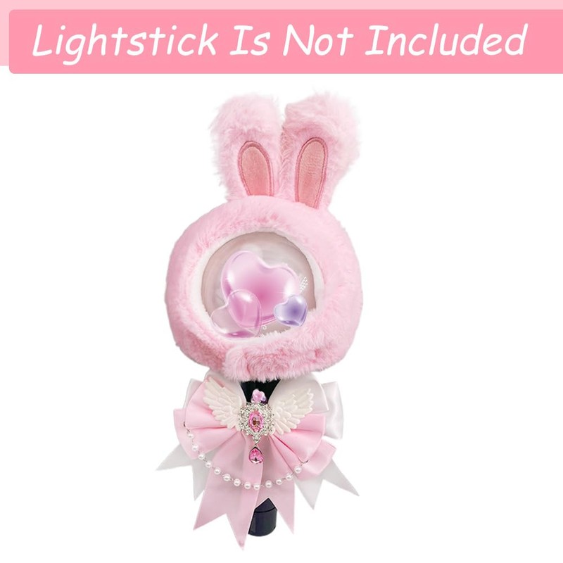 Lightstick Decoration Set Including A Cute Fluffy Cartoon Light Stcik