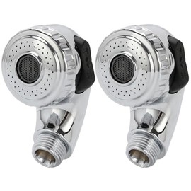 LukLoy 2 Pack Salon Shampoo Bowl Sprayer Head – Side Control 2-Mode Switch, High-Pressure Professional Standard G1/2 Handheld Faucet Sprayer Replacement for Salon Sink Hose, Spa & Pedicure Chairs