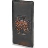 DK86 Skull Long Wallet For Men Full Grain Leather with