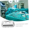 WOONEKY Stainless Steel Sterilization Box Lid for Makeup Tools High