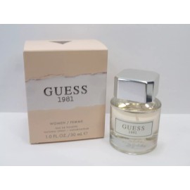 GUESS 1981 WOMEN EAU DE TOILETTE NATURAL SPRAY 1 OZ BOXED (LOT OF 2)