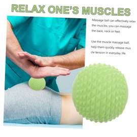 FOMIYES 2pcs Foot Massage Balls for Muscle Relief Acupoint Therapy Portable Massage Tool for Neck Back Relaxation Pink Green for Yoga and Exercise