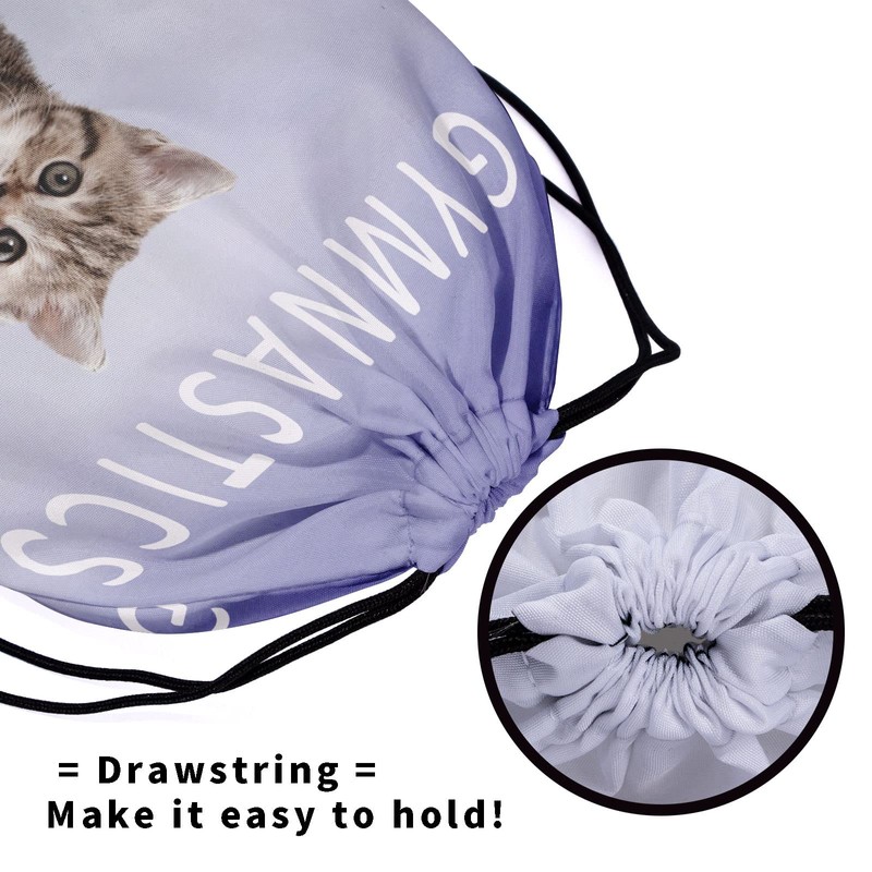 Purple Gymnastics Cat Grip Bag - Grip Bags for Gymnasts