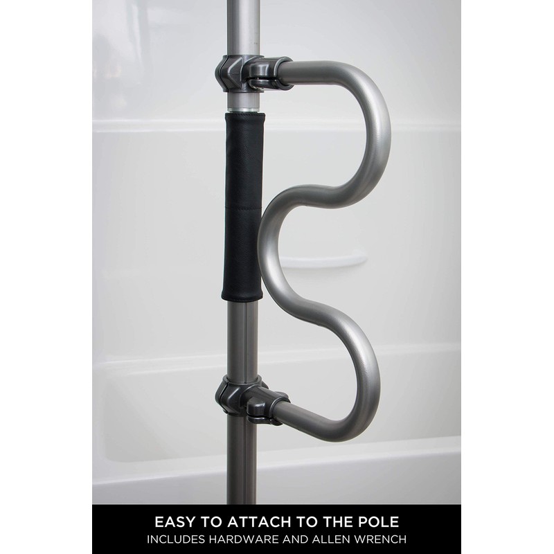 Signature Life Double Grab Bar Accessory, Compatible with The Sure