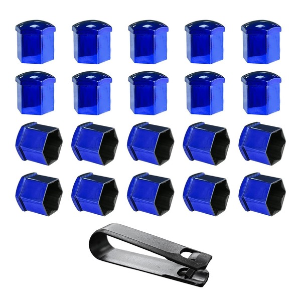 20 PCS Wheel Nut Covers Bolt Caps, 19mm Wheel Lug