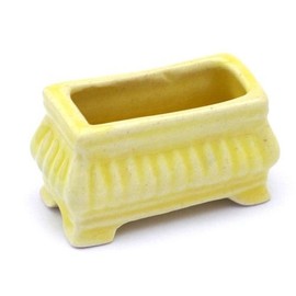 MyTinyWorld 2 x Dolls House Miniature Garden Yellow Flower Box/Planters