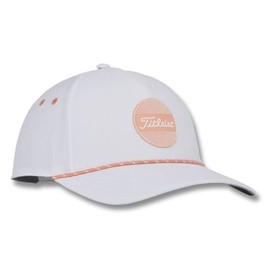 Titleist Women's Boardwalk Rope Golf Hat White/Pink One Size Fits Most
