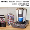 Keurig Under Brewer Storage Drawer, Coffee Pod Storage, Holds Upto