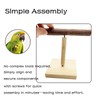 Bird Perch Stand Portable Training Parrot Playstand Parrot Cage Toy