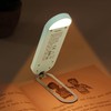 Akomid Book Light, USB Rechargeable Reading Light, Eye-Cared Amber Light