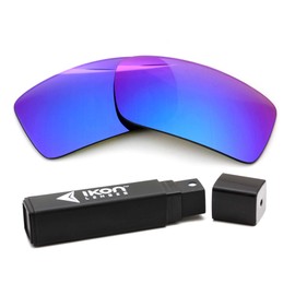 IKON LENSES Replacement Lenses For Oakley Gascan Sunglasses (Violet Mirror (Polarized)