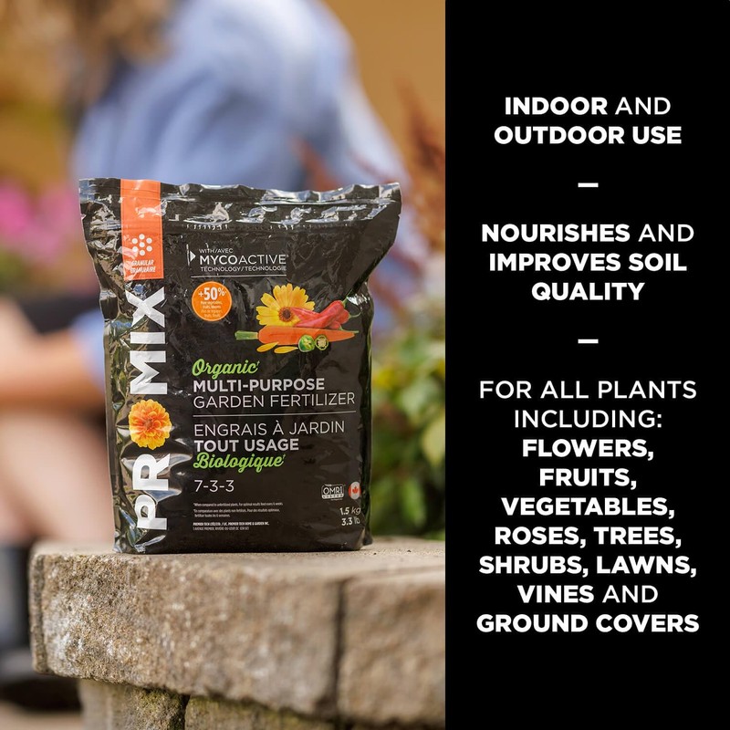 Pro-Mix 1.5kg 7-3-3 Multi Purpose Fertilizer with MYCOACTIVE technology
