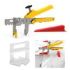 Tile Leveling System 1/51" (0.5mm), Tile Spacers with 1 Tile