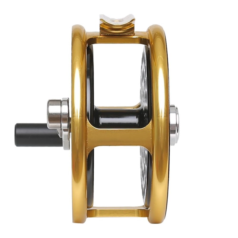 Vintage Classic Fly Fishing Reel,Right/Left Handle Position, Fly Reel (Black