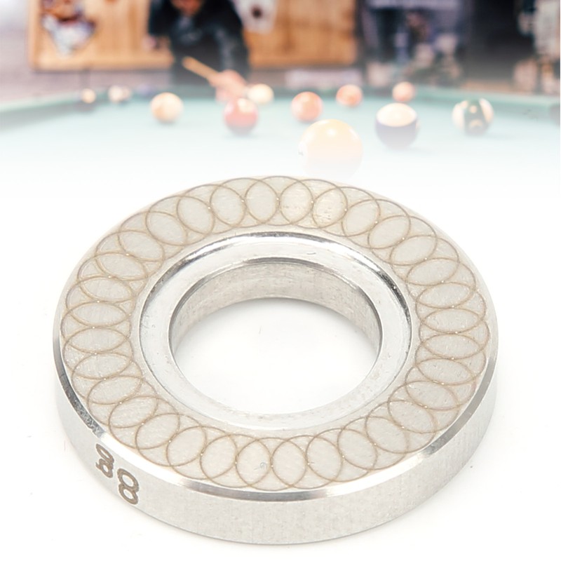 Billiard Pool Stick Tool Stainless Steel Cue Balance Ring for