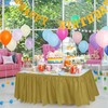 DecorRack Table Skirt, 29 in x 14 ft -BPA Free-