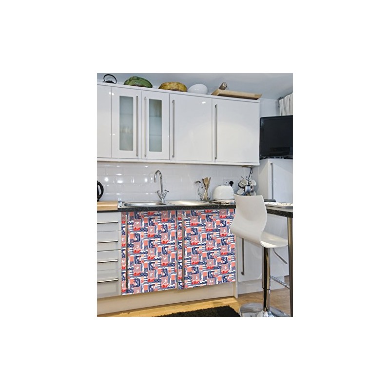 d-c-fix Self-Adhesive Film, Broadway, 17.71" x 59" Roll, 346-0582