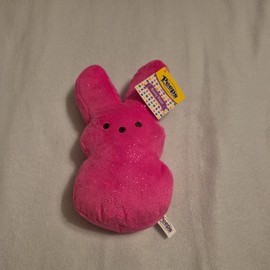 Peeps 9" Plush Bunny Pink with Sparkles