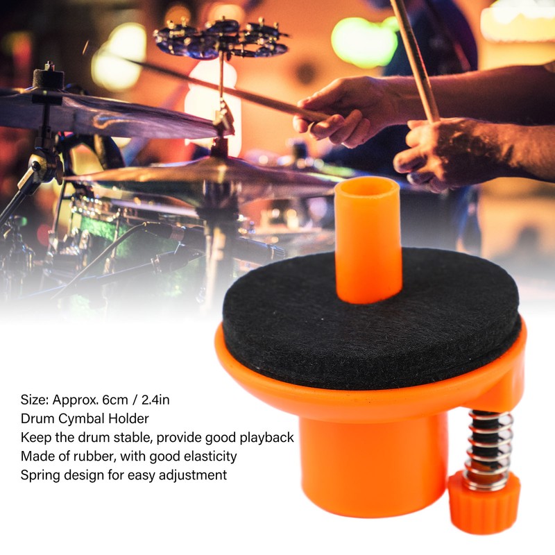 6cm Cymbal Stand Drum Set Cymbal Support Rubber Cymbal Holder