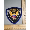 Security Police Embroidered Patch 4" x 4" Sew On FREE