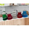 2 x Pot Brushes Small Colourful with Dishwasher Dispensing System