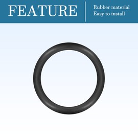 QUARKZMAN Pack of 10 Nitrile Rubber O-Ring Round Rubber Sealing Ring Seal 33 mm x 25 mm x 4 mm for Tap Plumbers Repair Seal Connection, Black