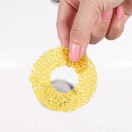 Disposable Drain Cap Donut Hair Filter Sponge 24P / 일회용 배수구캡 도넛 머리카락 필터 스펀지 24P