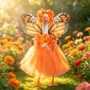 5 Pcs Butterfly Porch Goose Outfits for 17'' 23'' Lawn