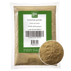 MONTEREY BAY HERB CO. Senna Leaf Powder | Used in Teas & Tinctures | Encapsulate as Dietary Supplement (1/4lb)