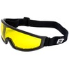 Birdz Eyewear Robin Sport Skydiving Snowboarding Motorcycle Riding Goggles (Yellow)