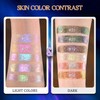 Multichrome Glitter Liquid Eyeshadow, Chameleon Eyeshadow Color Shifting, Holographic Metallic