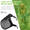 GREEN DEVIL Replacement Metal Mesh Visor Protective Face Shield with