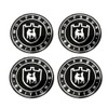 4Pc Wolfsburg Edition Emblem Car Wheel Center Hub Cap 3D
