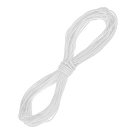 sourcing map 6mm x 27.5m Polypropylene Rope,Solid Braided Utility Rope All Purpose Boat Marine Cord for Camping,Flag Pole,Clothesline,Outdoor,White