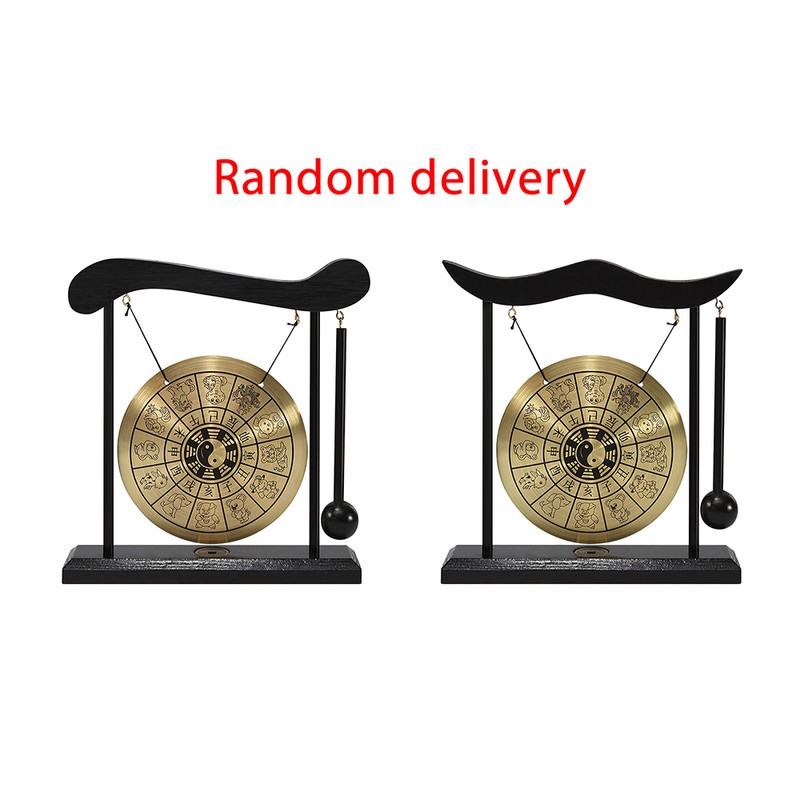 Mini Desktop Gong Table Wind Chime Percussion Instruments with Mallet