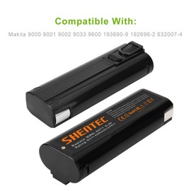 Shentec 2-Pack 4000mAh 6V Battery Compatible with Paslode 404717 B20544E BCPAS-404717 404400 900400 900420 900600 901000 902000 B20720 CF-325 IM200 F18 IM250 IM250A IM350A IM350CT PS604N, Ni-MH