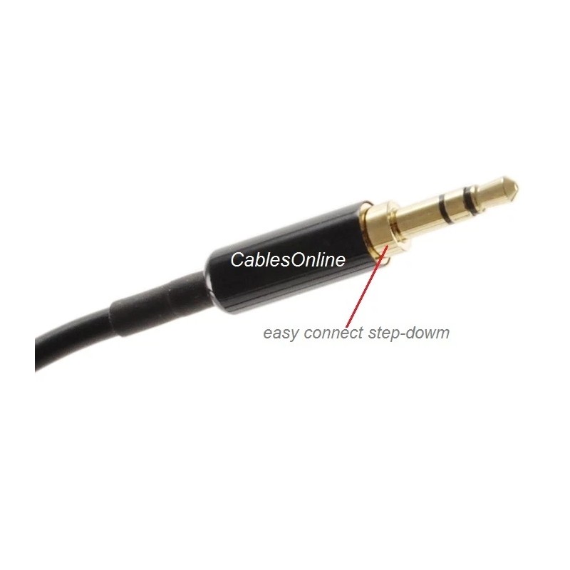 CablesOnline 6ft 3.5mm "step-down" Male to Din-5 Male Audio Cable