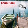 Antidious Kayak Grip Anchor, Kayak Brush Gripper with 16.4ft Paracord