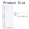 FixItRight 100Pcs Self-Adhesive Drawer Divider Labels – Clear Address Stickers