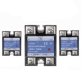 BAHDB SSR MGR-1 D4810 D4825 D4840 Single Phase DC Control DC Heat Sink 3-32VDC to 220VDC 600V 10A 25A 40A DD Solid State Relay(D4825 25DA)