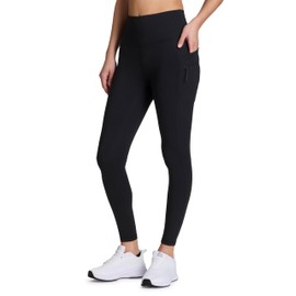 Avalanche Squat Proof Legging for Women, Buttery Soft Full Length Skinny Pant Legging with Zipper Pockets for Hiking, Workou