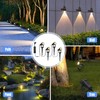 LAMPELIP Garden Spotlight LED Outdoor Waterproof White Pack of 4