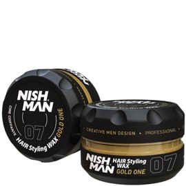 Nish Man HAIR Styling GEL WAX Gold One 07